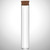 Tapered Agglomerated Cork 1 1/4" Top Diam, 1 1/16" Bottom Diam, 11/16" H with Tube